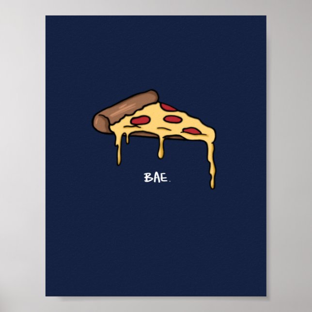 Poster Pizza Bae (Devant)