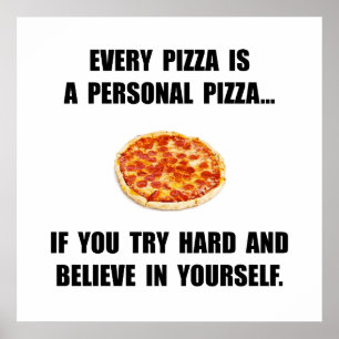 Poster Pizza personnelle