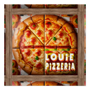 Poster Pizza Pizzeria Design
