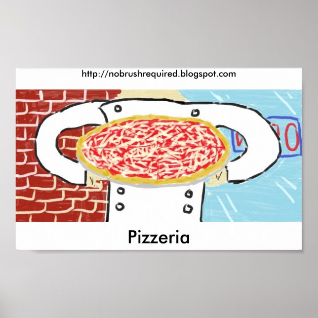 Poster Pizzeria (Devant)