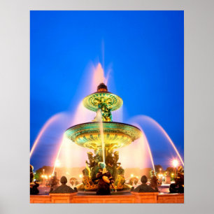 Poster Place de la Concorde, Paris, France