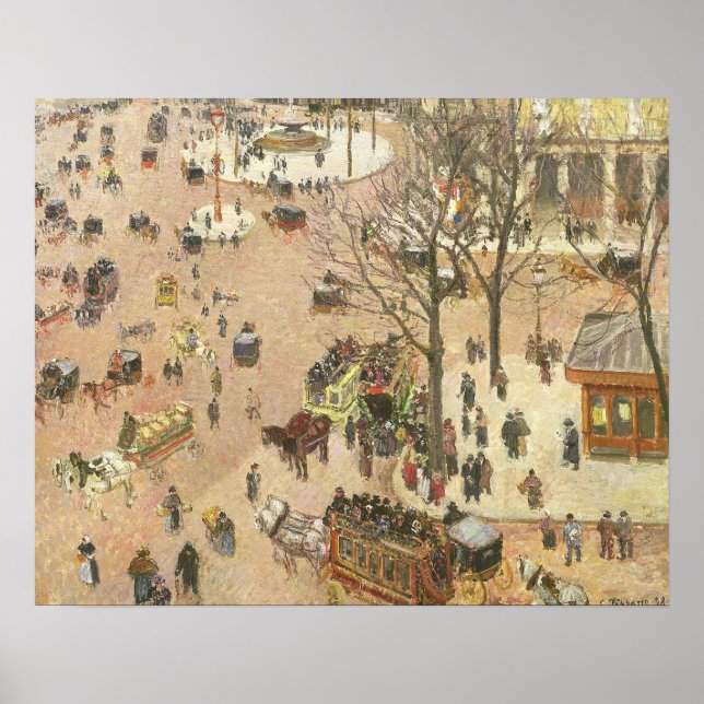 Poster Place du Théâtre Français, 1898 (Devant)