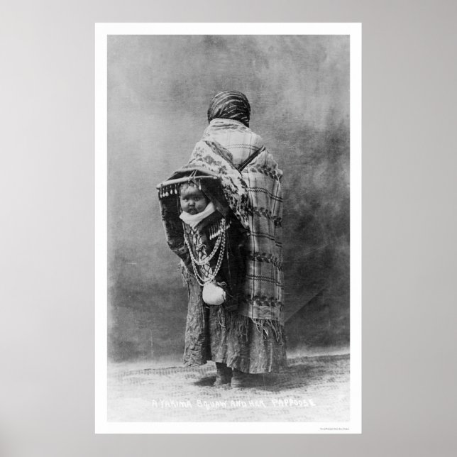 Poster Place Papoose & Yakama 1910 (Devant)