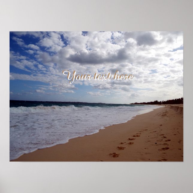 Poster Plage (Devant)