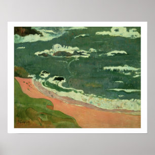 Poster Plage au Pouldu, 1889