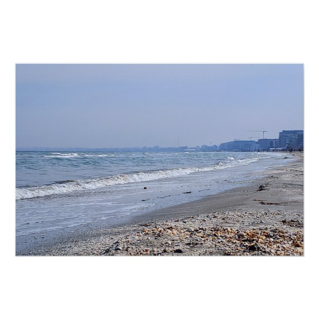Poster Plage de Mamaia - mer Noire – Constanta Roumanie (Devant)