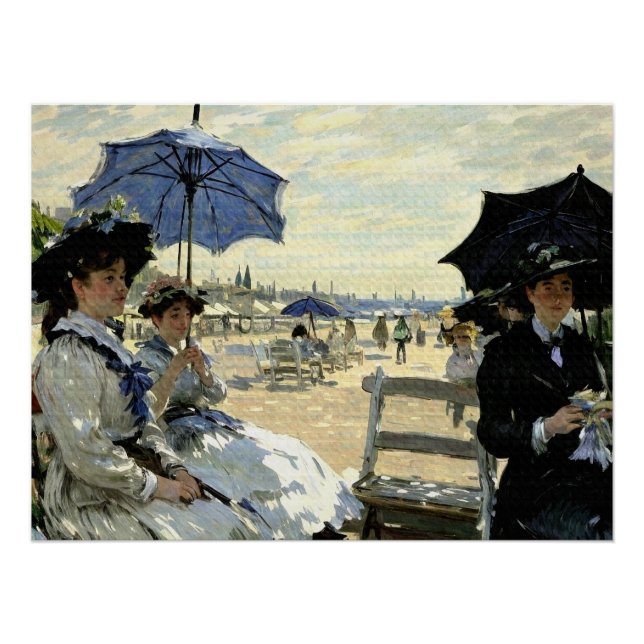 Poster Plage de Trouville (Devant)
