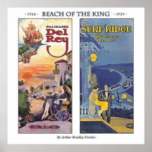 Poster Plage du Roi - Playa del Rey
