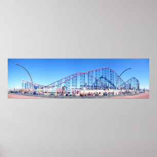 Poster Plage Pleasure de Blackpool