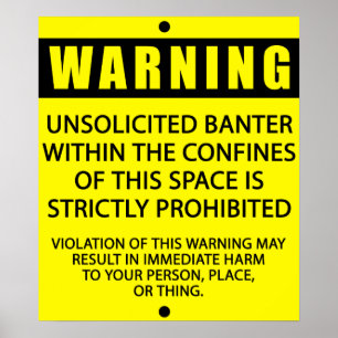 POSTER PLAISANTERIE WARNING_YELLOW