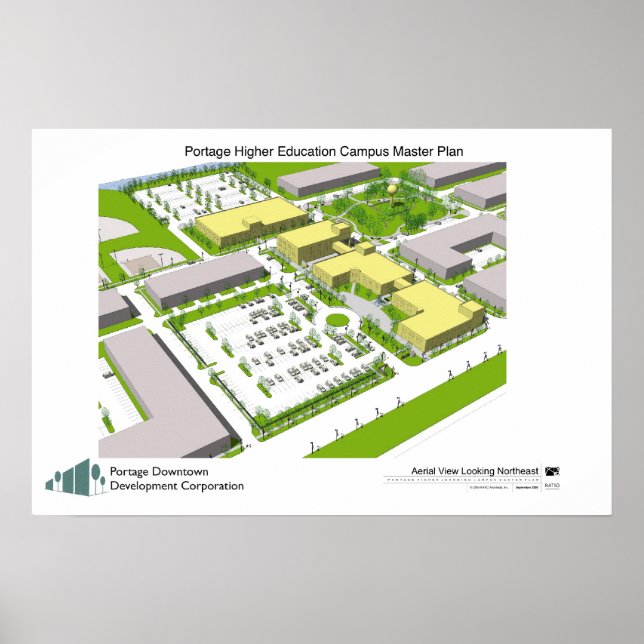 Poster Plan Campus Portage (Devant)