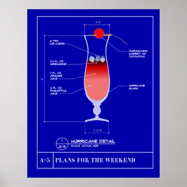Poster Plan d'action pour un ouragan (Devant)