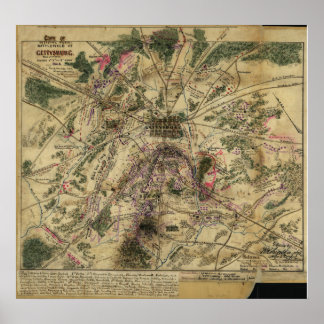 Poster Plan Gettysburg