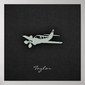 Poster Plan gris cendre