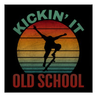Planche à roulettes de skateboard Old School Kicki
