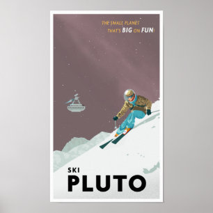 Poster Planche à ski