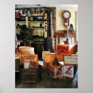 Poster Planches à laver et savon