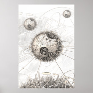 Poster Planète de robot