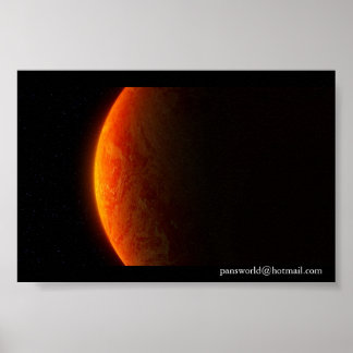 Poster Planète - La recherche