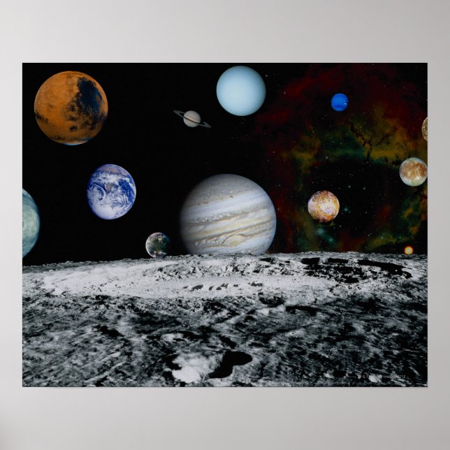 Poster Planets of the Solar System (Devant)