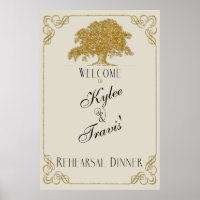 Plantation de chêne en Parties scintillant d'or