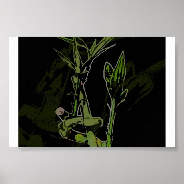 Poster Plante bambou (Devant)