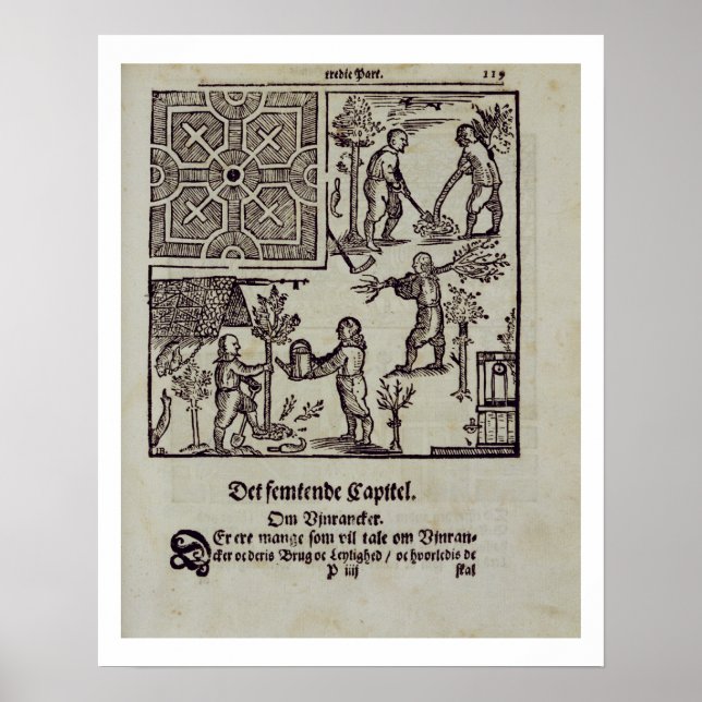 Poster Planter des arbres, de "The Dutch Gardener" par Jo (Devant)