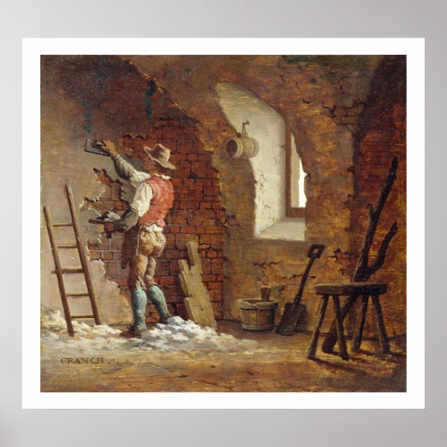 Poster Plasterer, c.1807 (Devant)