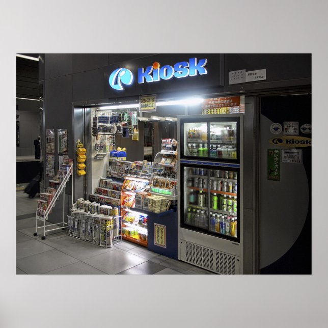 POSTER PLATFROM KIOSK - JAPON (Devant)