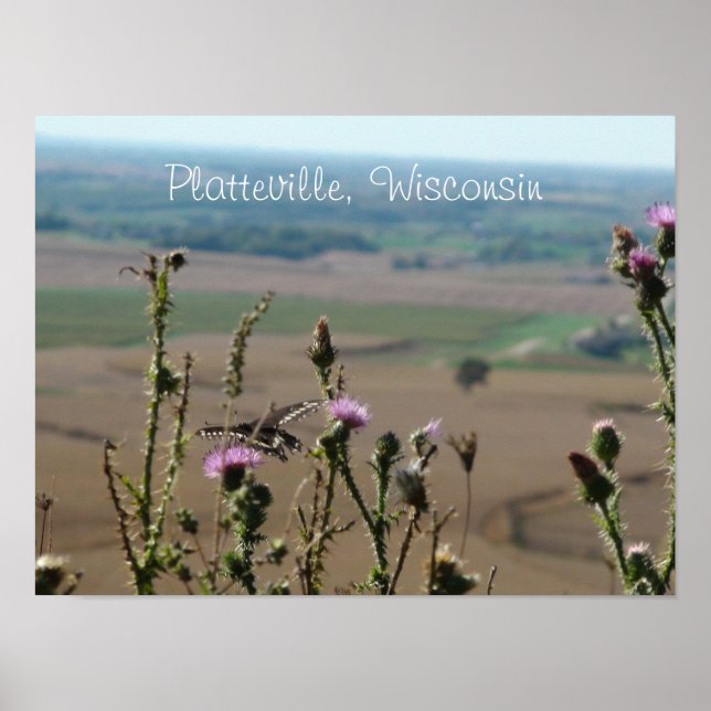 Poster Platteville, Wisconsin (Devant)
