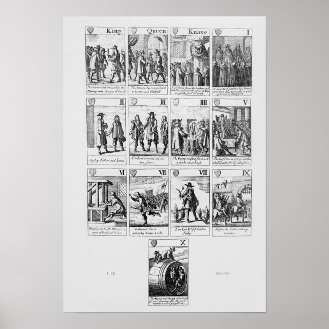Poster Playing cards (Devant)