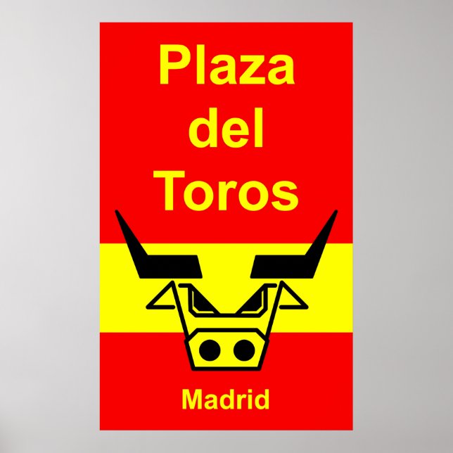 Poster Plaza del Toros (Devant)