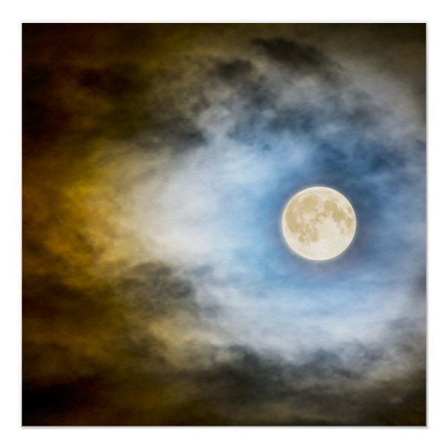 Poster Pleine lune (Devant)