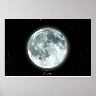 Poster "PLEINE LUNE ("Luna")