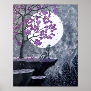 Poster Pleine lune magique