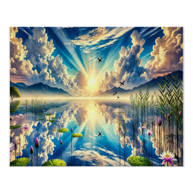 Poster 🌿 plongez votre appareil dans la beauté de la nat (Devant)