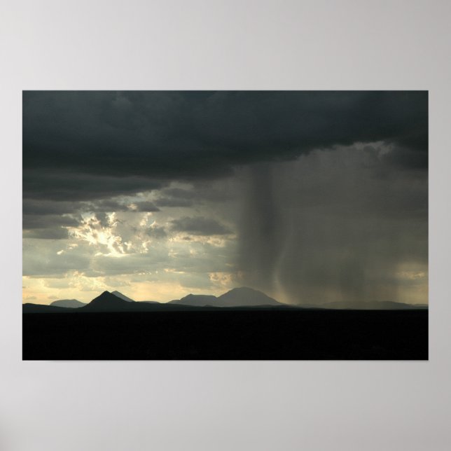 Poster Pluie du désert (Devant)