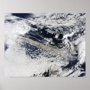 Poster Plume de cendres du volcan Eyjafjallajokull 2