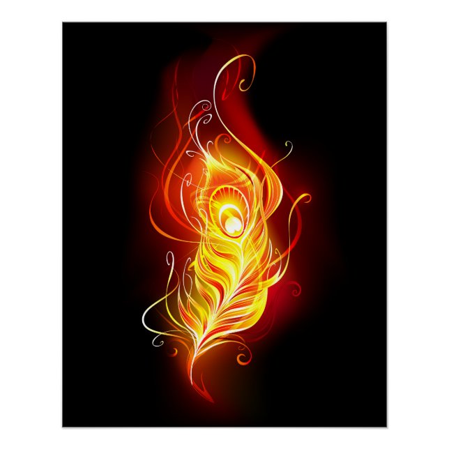 Poster Plumes de paquetage de feu (Devant)