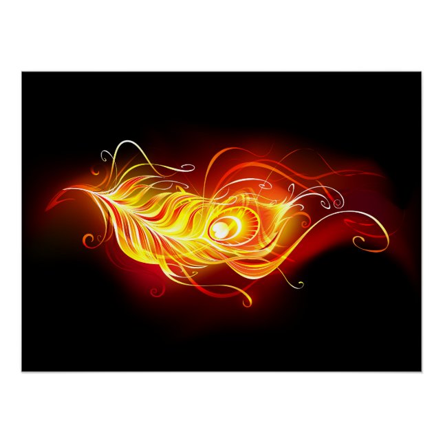 Poster Plumes de paquetage de feu (Devant)