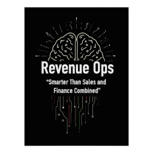 Poster Plus intelligent que les ventes et la finance - Op