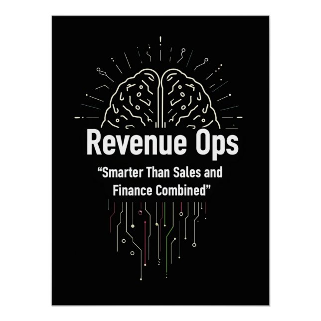Poster Plus intelligent que les ventes et la finance - Op (Devant)