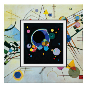 Poster Plusieurs cercles dans la composition VIII par Kan