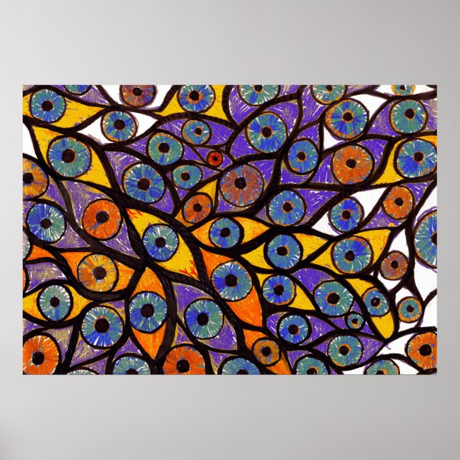 Poster Plusieurs yeux (Devant)