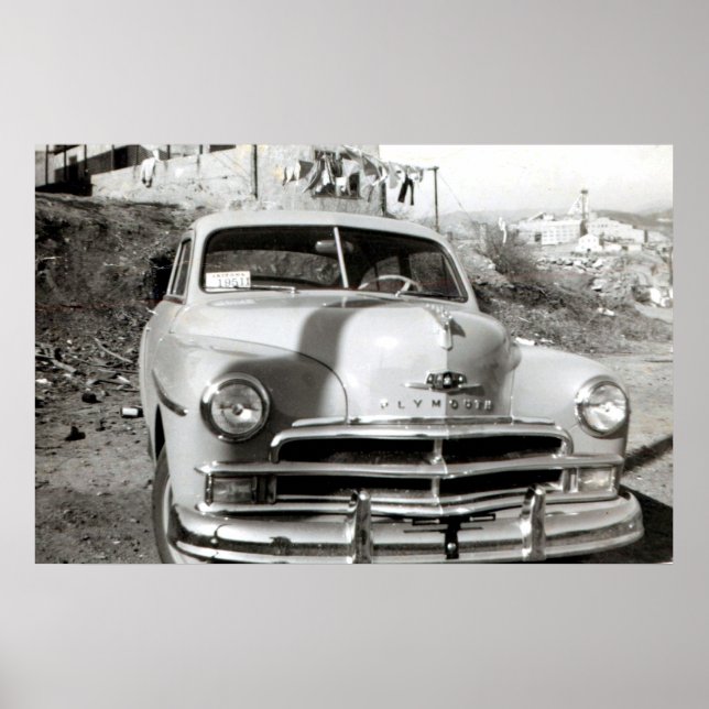 Poster Plymouth Deluxe 1950 (Devant)