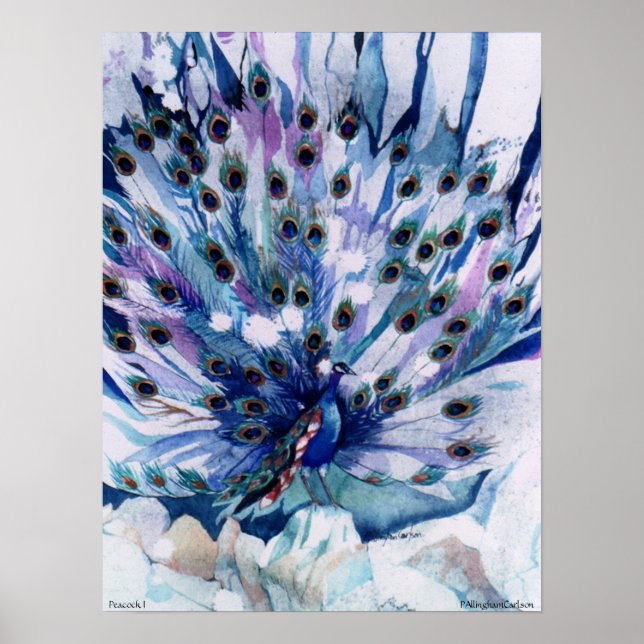 Poster PMACarlson Peacock I (Devant)