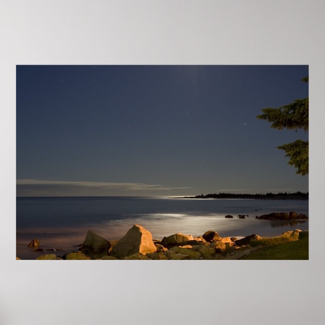 Poster Point Blanc En Nuit (Devant)
