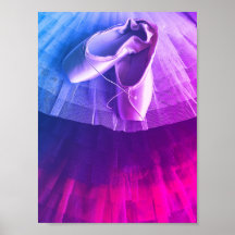 Poster - Pointe Chaussures & Tutus