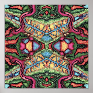 Poster Points Abstraits