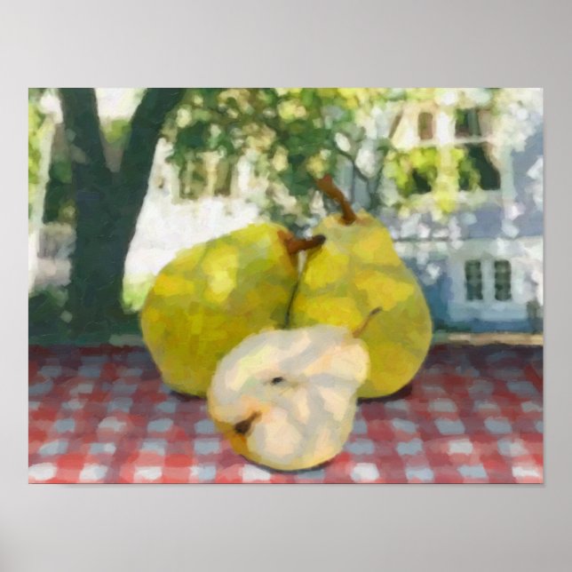 Poster Poires (Devant)